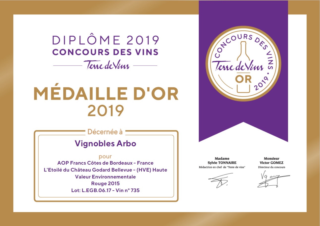 terre de vin Mdaille dor